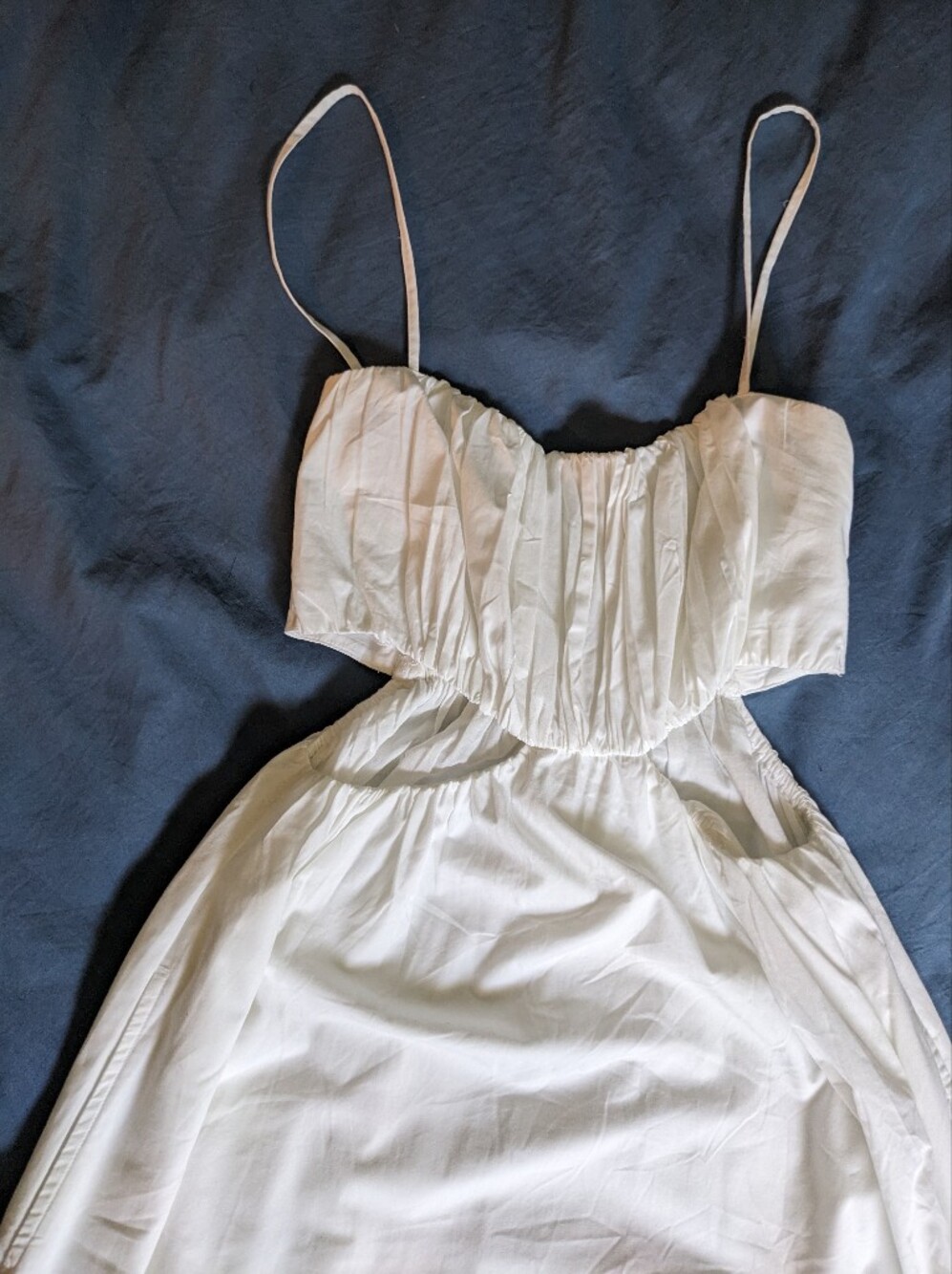 Abercrombie And Fitch White Maxi Dress